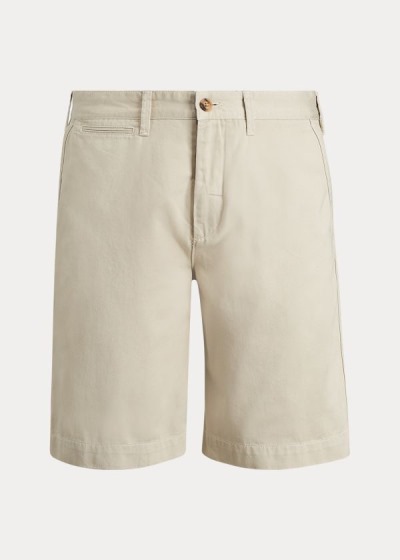 Pantalones Cortos Polo Ralph Lauren Hombre Beige - Relaxed Fit - CVNOM7452